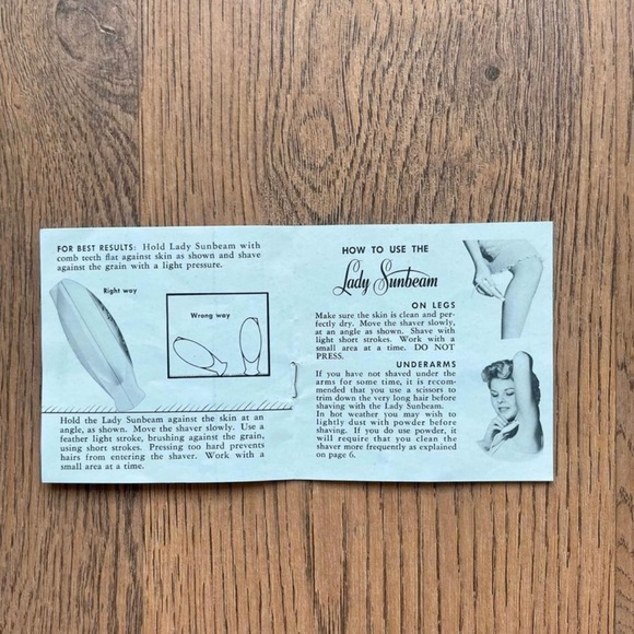 ***SOLD***Vintage 60’s Lady Sunbeam Shave-master | Tested - works - Picture 7 of 10